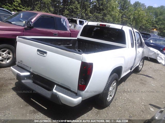 1GCESCF90B8110560 - 2011 CHEVROLET COLORADO LT WHITE photo 4