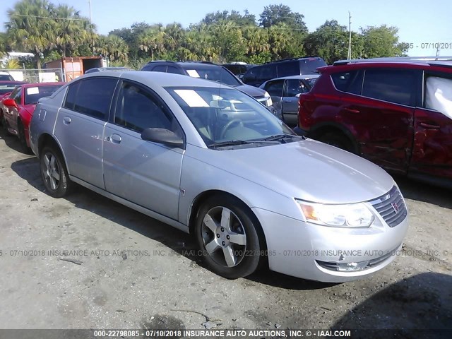 1G8AL55F17Z109136 - 2007 SATURN ION LEVEL 3 SILVER photo 1