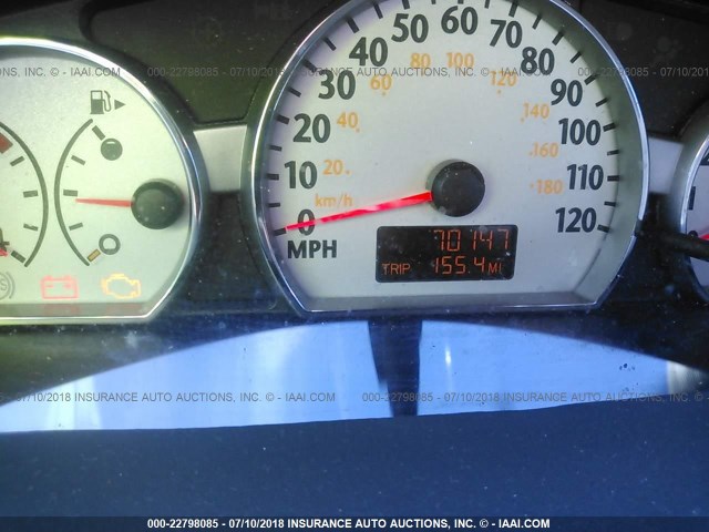 1G8AL55F17Z109136 - 2007 SATURN ION LEVEL 3 SILVER photo 7