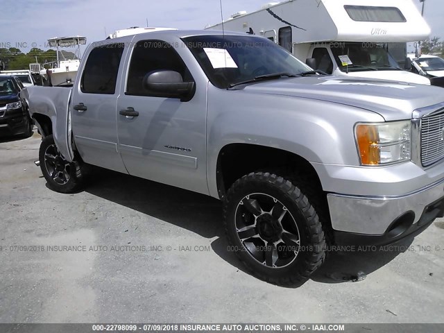 3GTRCVE04AG184604 - 2010 GMC SIERRA C1500 SLE GRAY photo 1