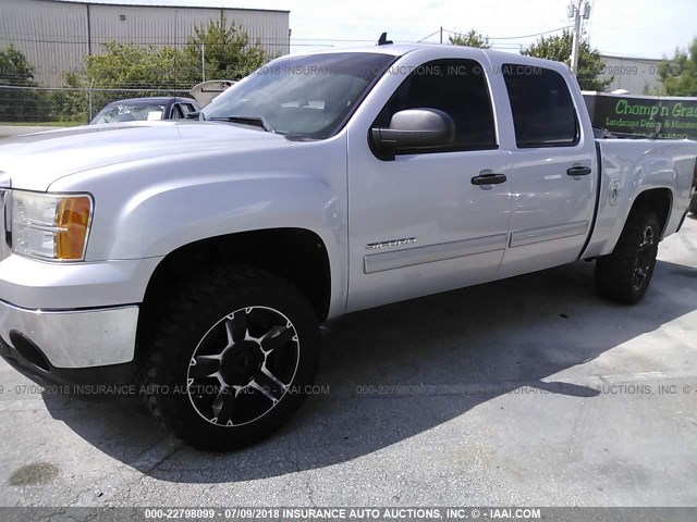 3GTRCVE04AG184604 - 2010 GMC SIERRA C1500 SLE GRAY photo 2