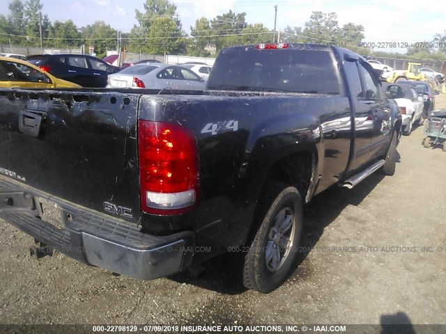 1GTR2VE04DZ269949 - 2013 GMC SIERRA K1500 SLE BLACK photo 4