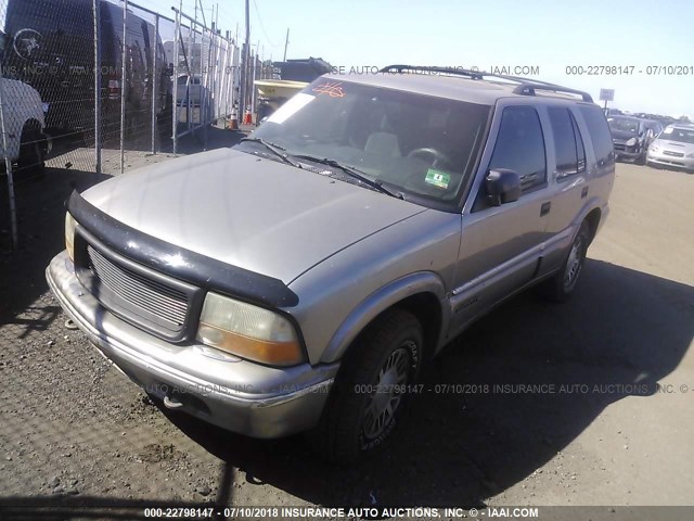 1GKDT13W412180043 - 2001 GMC JIMMY BEIGE photo 2