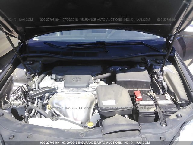 4T1BF1FK1FU996797 - 2015 TOYOTA CAMRY LE/XLE/SE/XSE GRAY photo 10