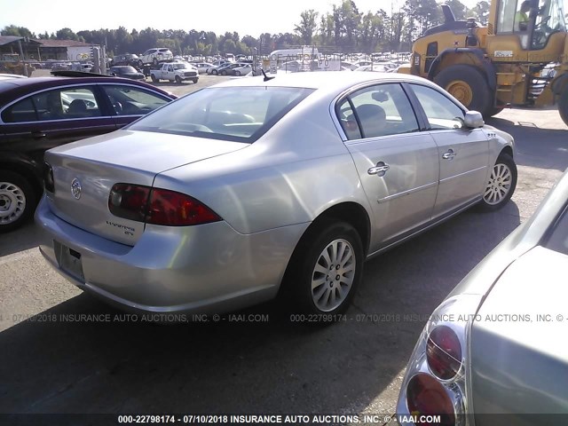 1G4HP57297U185117 - 2007 BUICK LUCERNE CX SILVER photo 4