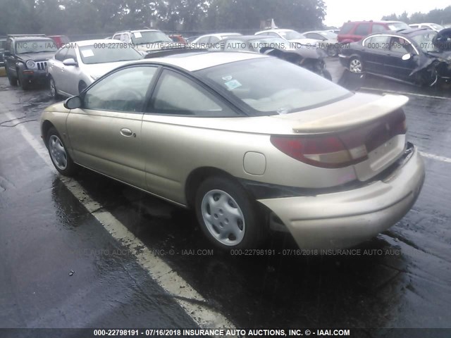 1G8ZG1279VZ148633 - 1997 SATURN SC2 GOLD photo 3