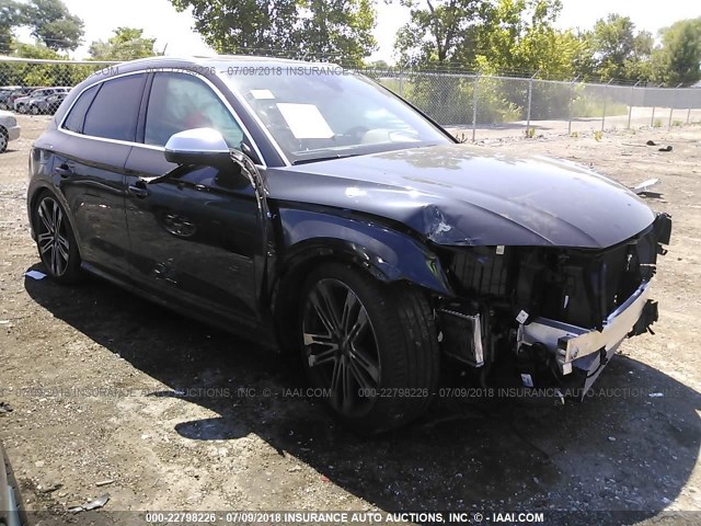 WA1C4AFY1J2153765 - 2018 AUDI SQ5 PRESTIGE Dark Blue photo 1