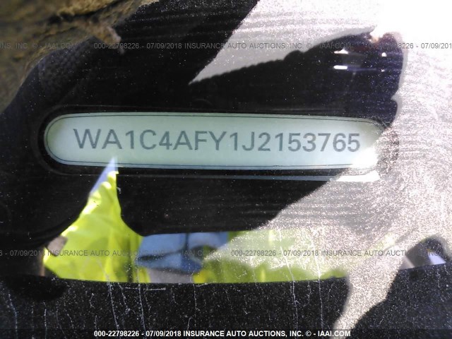 WA1C4AFY1J2153765 - 2018 AUDI SQ5 PRESTIGE Dark Blue photo 9