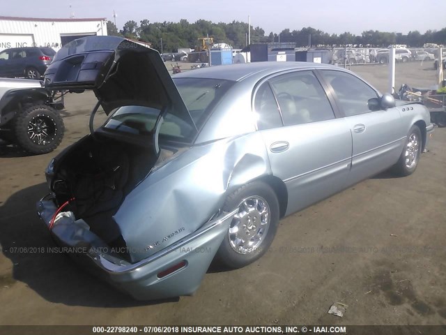 1G4CW54K234199971 - 2003 BUICK PARK AVENUE  BLUE photo 4