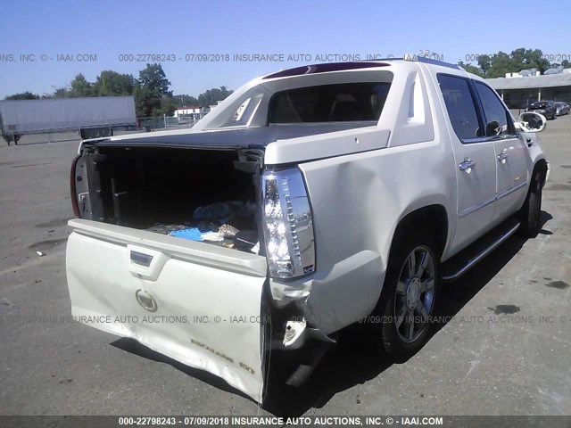 3GYFK62887G280910 - 2007 CADILLAC ESCALADE EXT WHITE photo 4