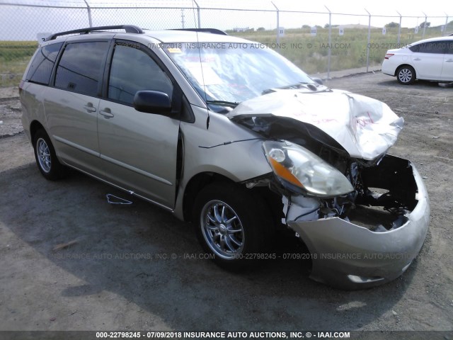 5TDZA23C56S580177 - 2006 TOYOTA SIENNA CE/LE TAN photo 1