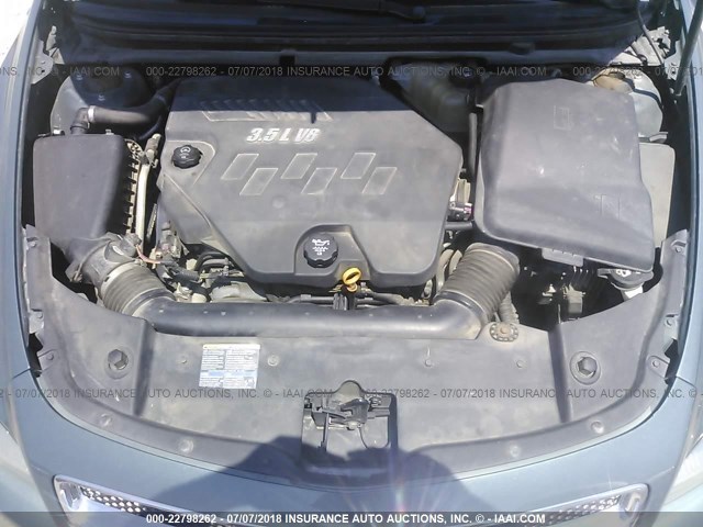 1G1ZG57N894257469 - 2009 CHEVROLET MALIBU LS 绿色 照片 10