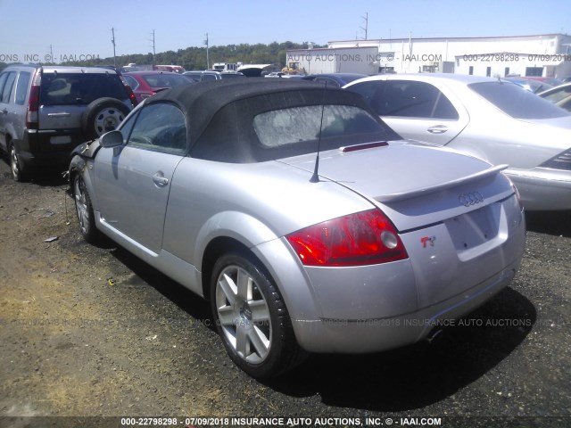 TRUTC28N941002528 - 2004 AUDI TT SILVER photo 3