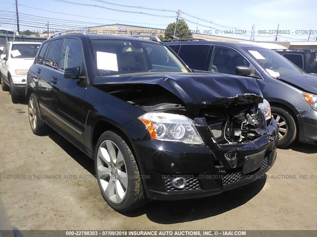 WDCGG8HB5BF558872 - 2011 MERCEDES-BENZ GLK 350 4MATIC BLACK photo 1