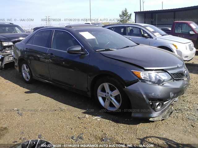 4T1BF1FK8CU132731 - 2012 TOYOTA CAMRY SE/LE/XLE BROWN photo 1