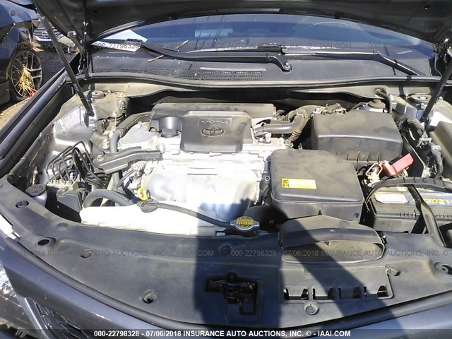 4T1BF1FK8CU132731 - 2012 TOYOTA CAMRY SE/LE/XLE BROWN photo 10