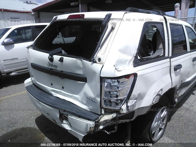 1J4GS48K95C585103 - 2005 JEEP GRAND CHEROKEE LAREDO/COLUMBIA/FREEDOM 白色 照片 6