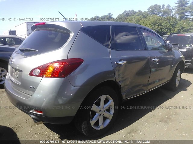 JN8AZ1MW6AW135923 - 2010 NISSAN MURANO S/SL/LE GRAY photo 4