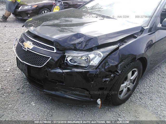 1G1PC5SB4E7203286 - 2014 CHEVROLET CRUZE LT BLACK photo 6