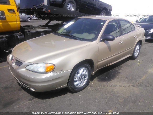 1G2NF52E34C211096 - 2004 PONTIAC GRAND AM SE1 GOLD photo 2