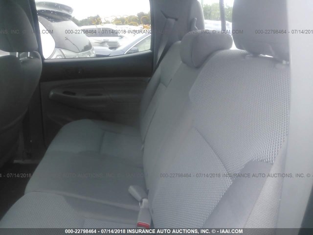 3TMJU4GN5CM134893 - 2012 TOYOTA TACOMA DOUBLE CAB PRERUNNER BLACK photo 8