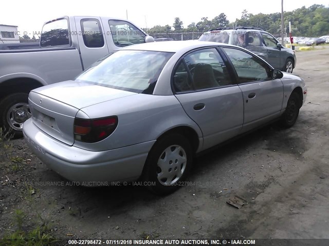 1G8ZG528X1Z203018 - 2001 SATURN SL1 SILVER photo 4