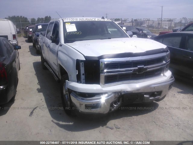 3GCUKSEC1EG261943 - 2014 CHEVROLET SILVERADO K1500 LTZ WHITE photo 1