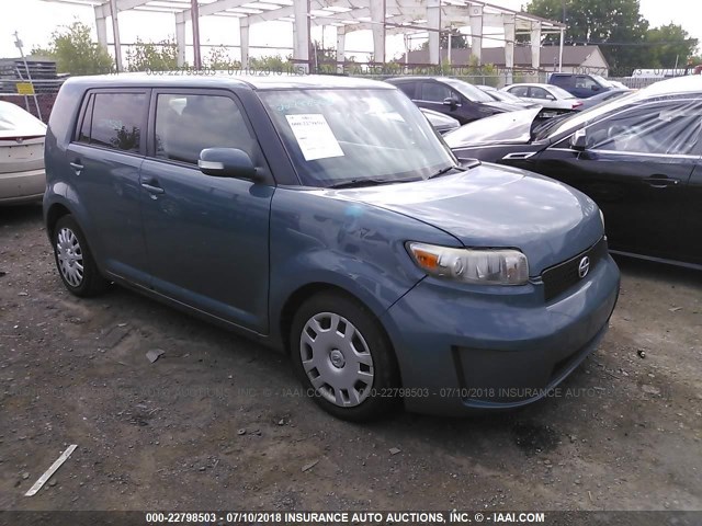 JTLKE50E181011361 - 2008 TOYOTA SCION XB ტურკოუსი ფოტო 1