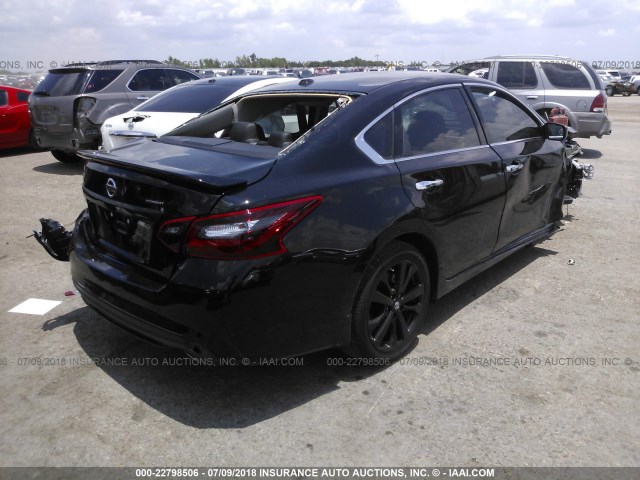 1N4AL3AP6JC253810 - 2018 NISSAN ALTIMA 2.5/S/SV/SL/SR BLACK photo 4