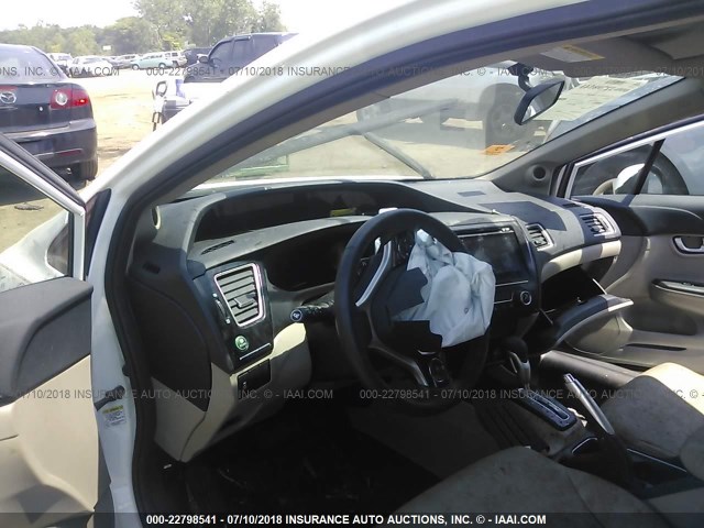 19XFB2F93FE019261 - 2015 HONDA CIVIC EXL WHITE photo 7