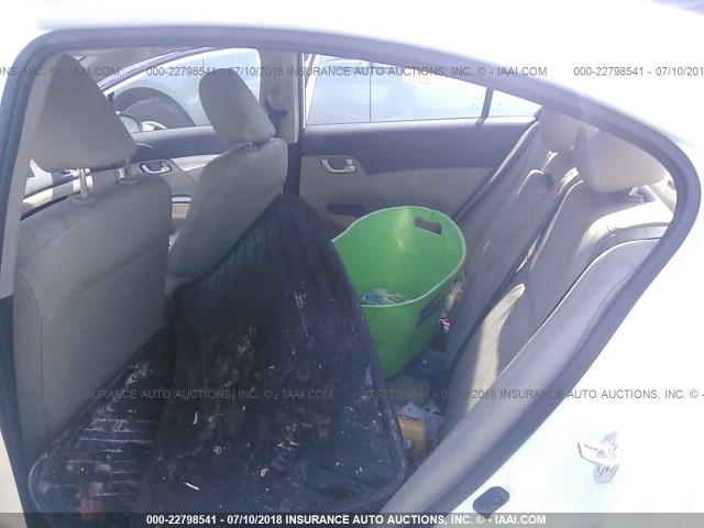 19XFB2F93FE019261 - 2015 HONDA CIVIC EXL WHITE photo 8
