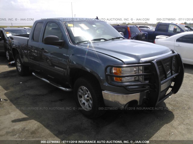 2GTEK19J081218845 - 2008 GMC SIERRA K1500 TEAL photo 1