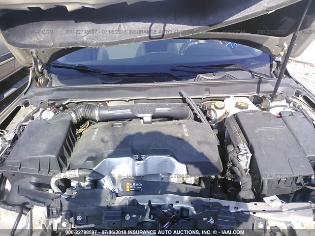 1G11C5SL2FF299098 - 2015 CHEVROLET MALIBU 1LT 金色 照片 10