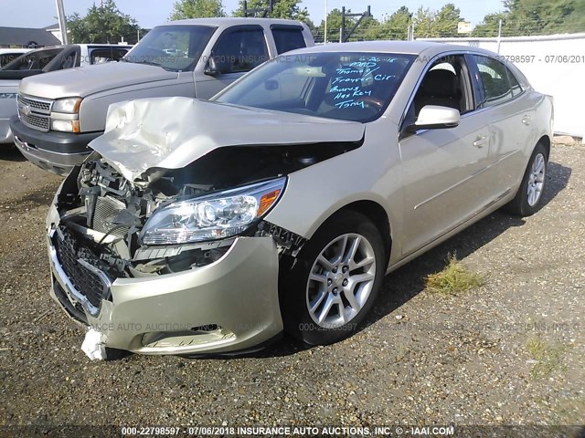 1G11C5SL2FF299098 - 2015 CHEVROLET MALIBU 1LT 金色 照片 2