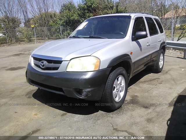 4F2CZ96174KM11249 - 2004 MAZDA TRIBUTE ES 银色 照片 2