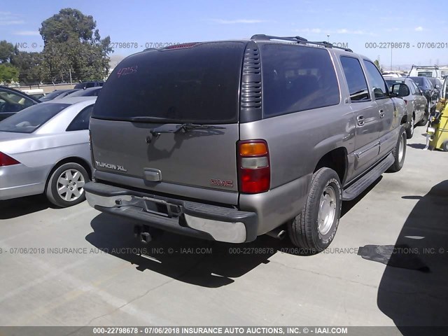 1GKFK16T43J110354 - 2003 GMC YUKON XL K1500 GOLD photo 4