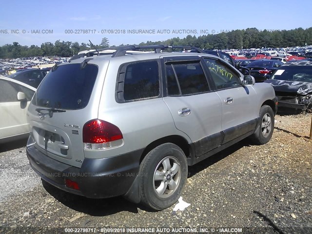 KM8SC73E56U103055 - 2006 HYUNDAI SANTA FE GLS/LIMITED SILVER photo 6