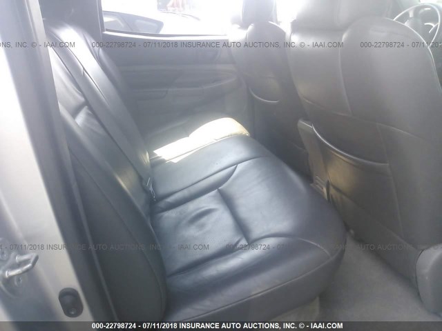 3TMJU62N07M031485 - 2007 TOYOTA TACOMA DOUBLE CAB PRERUNNER SILVER photo 8