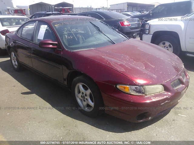 1G2WK52J22F185826 - 2002 PONTIAC GRAND PRIX SE 红色 照片 1