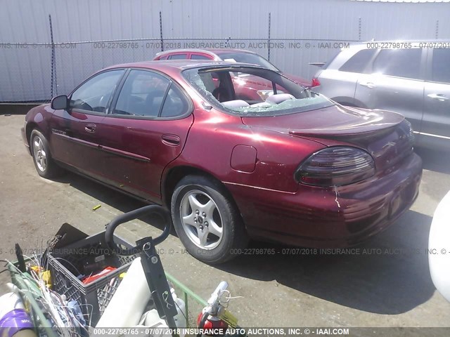 1G2WK52J22F185826 - 2002 PONTIAC GRAND PRIX SE RED photo 3