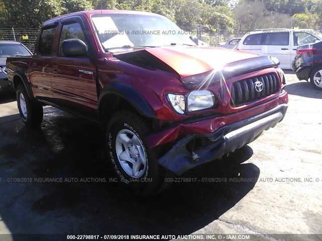 5TEHN72N22Z889666 - 2002 TOYOTA TACOMA DOUBLE CAB 红色 照片 6