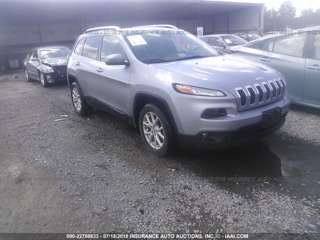 1C4PJLCB4GW307009 - 2016 JEEP CHEROKEE LATITUDE GRAY photo 1