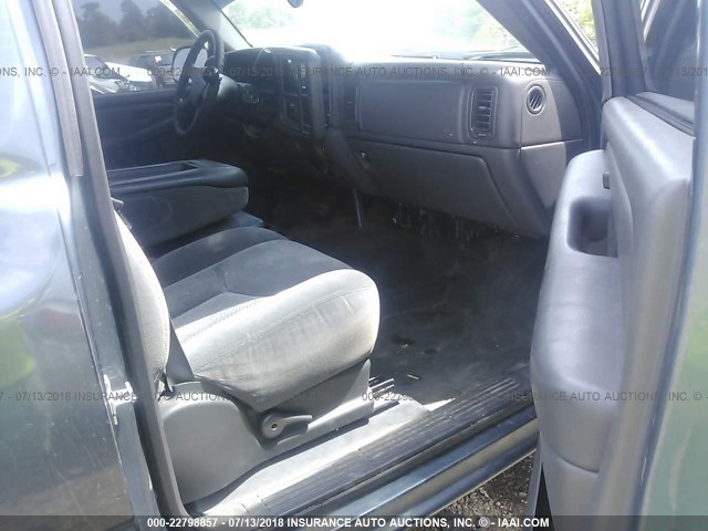 1GCEC14XX7Z178790 - 2007 CHEVROLET SILVERADO C1500 CLASSIC BLUE photo 5