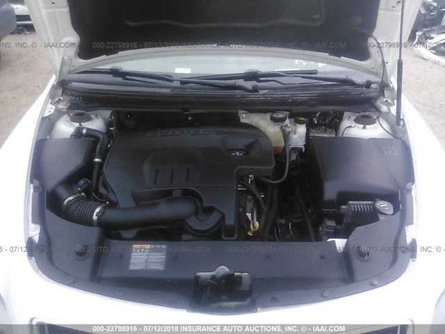 1G1ZC5E15BF153754 - 2011 CHEVROLET MALIBU 1LT თეთრი ფოტო 10
