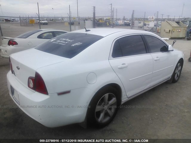 1G1ZC5E15BF153754 - 2011 CHEVROLET MALIBU 1LT თეთრი ფოტო 4