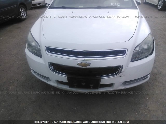 1G1ZC5E15BF153754 - 2011 CHEVROLET MALIBU 1LT თეთრი ფოტო 6