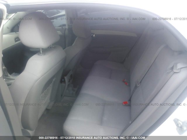 1G1ZC5E15BF153754 - 2011 CHEVROLET MALIBU 1LT თეთრი ფოტო 8