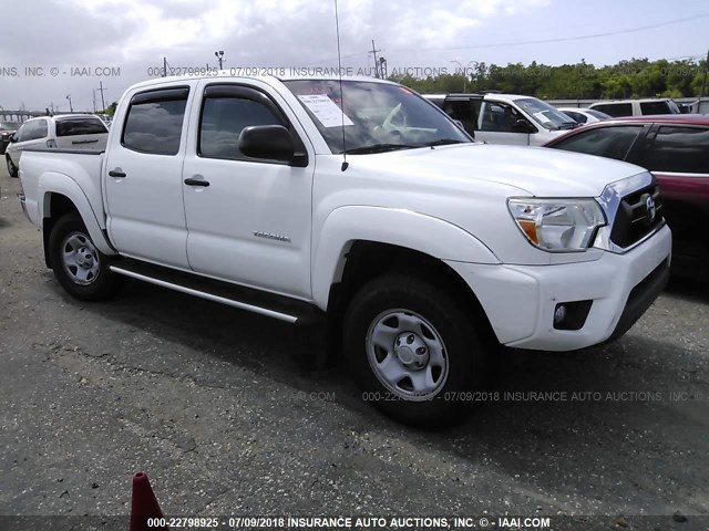 5TFJU4GN6CX018984 - 2012 TOYOTA TACOMA DOUBLE CAB PRERUNNER WHITE photo 1