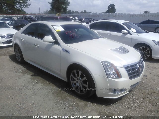 1G6DE5E53C0132150 - 2012 CADILLAC CTS LUXURY COLLECTION WHITE photo 1