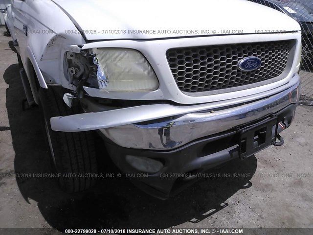 1FTRX08L3YKA02648 - 2000 FORD F150 WHITE photo 6